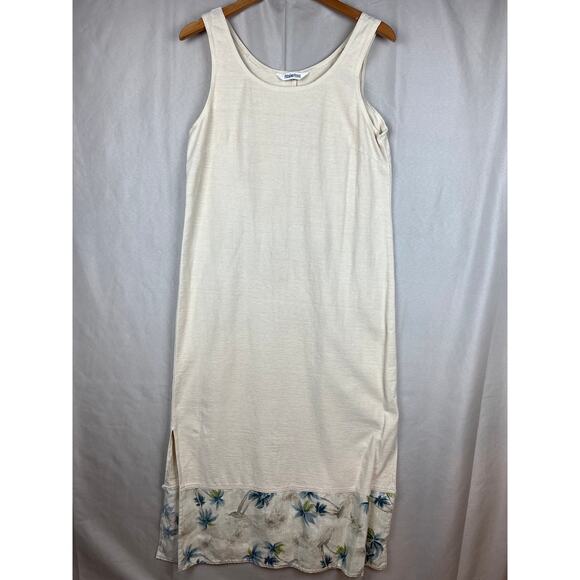 Vintage Womens Piccalino Petites 2pc Dress & Button Top 10 p Linen Hawaiian - Picture 7 of 10